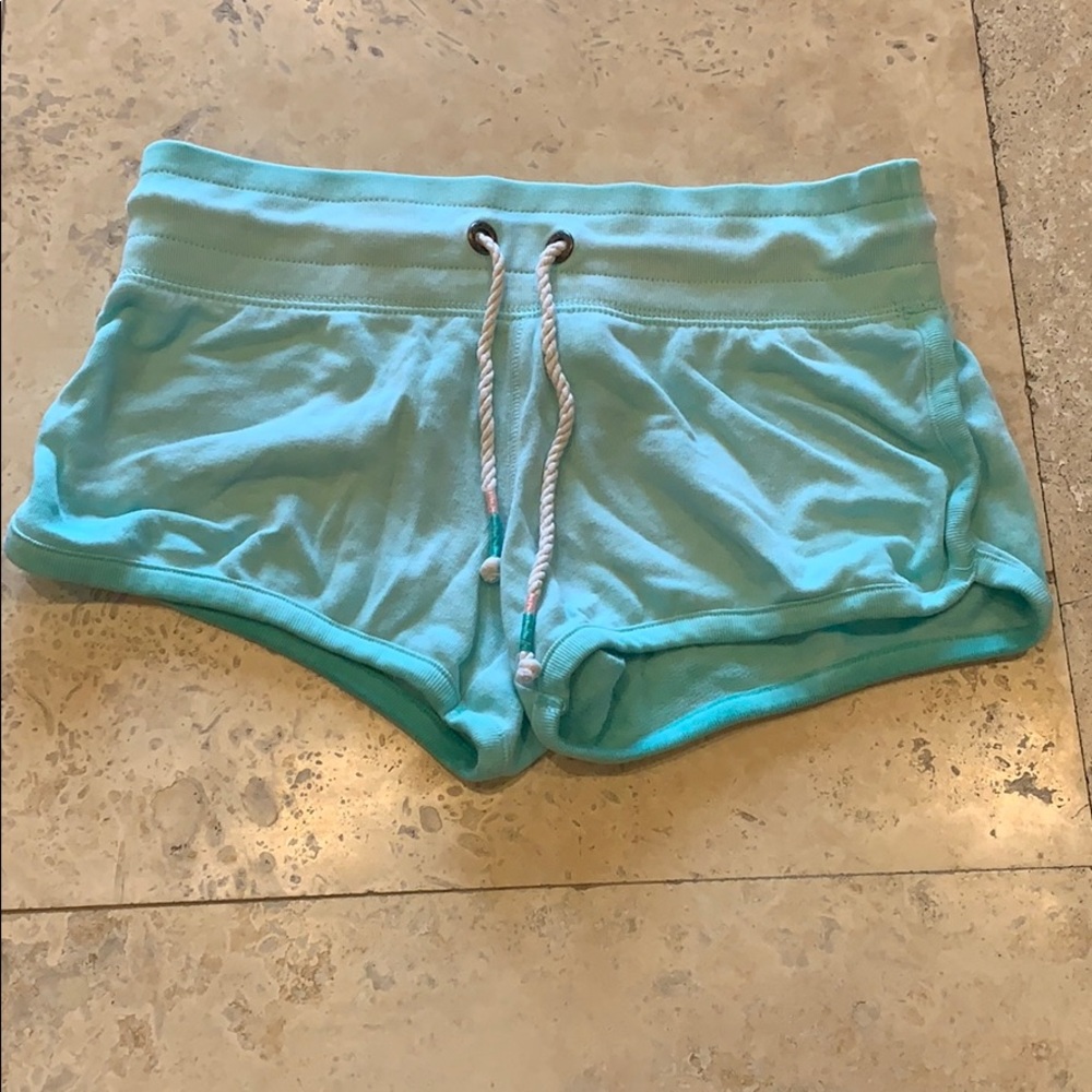Aeropostale Turquoise Ombré Beachy Shorts Size S/P